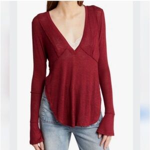 Free people long sleeve shirt